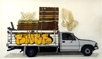 Installation view of Javier Carrillo exhibition at Craig Krull Gallery.