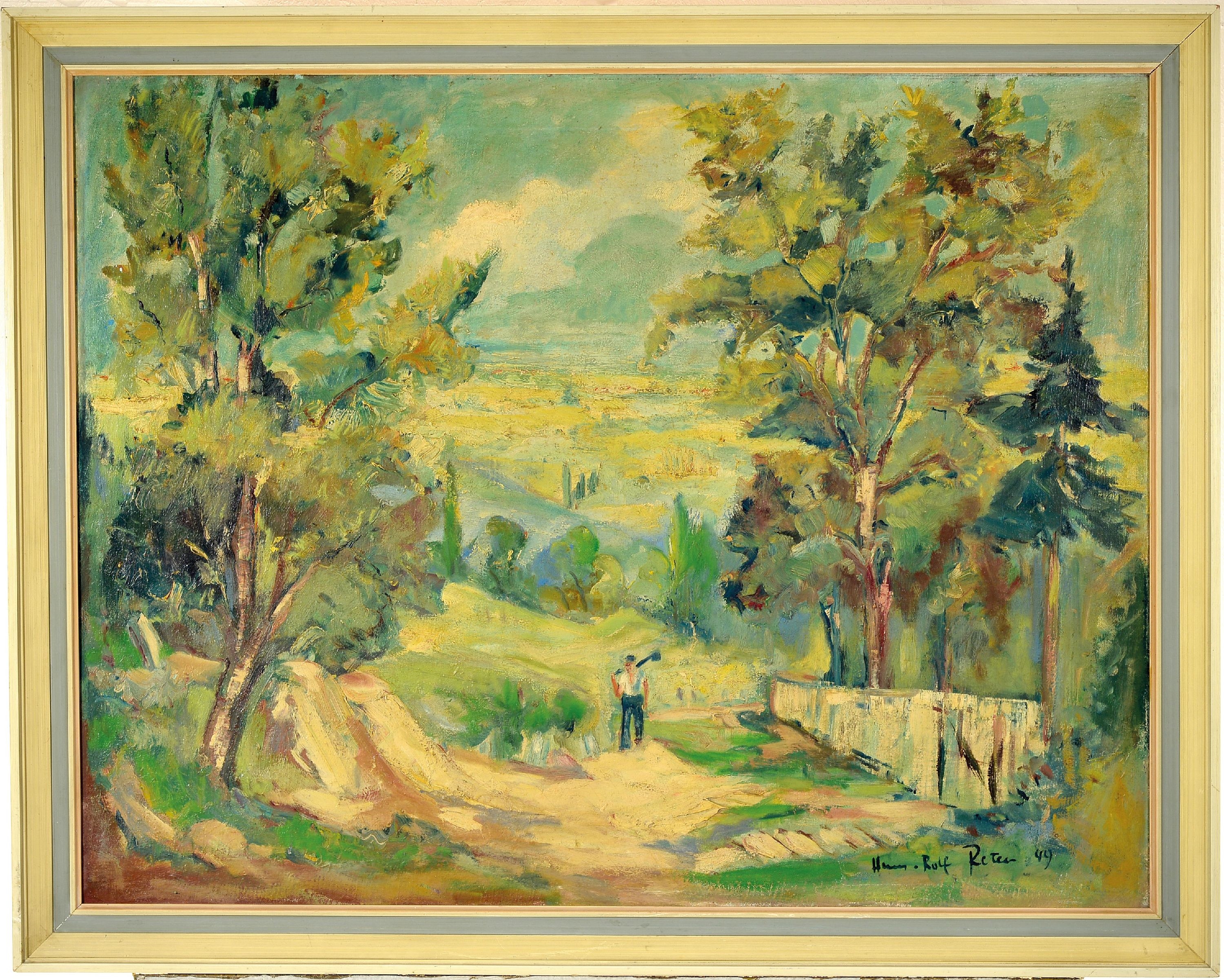 Hans Rolf Peter | View ofthe Rhine Plain (1949) | MutualArt