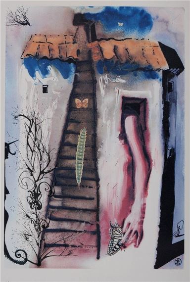 The Rabbit Sends a Little Note - Salvador Dalí