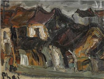 Vue d'une ruelle - Bui Xuan Phai