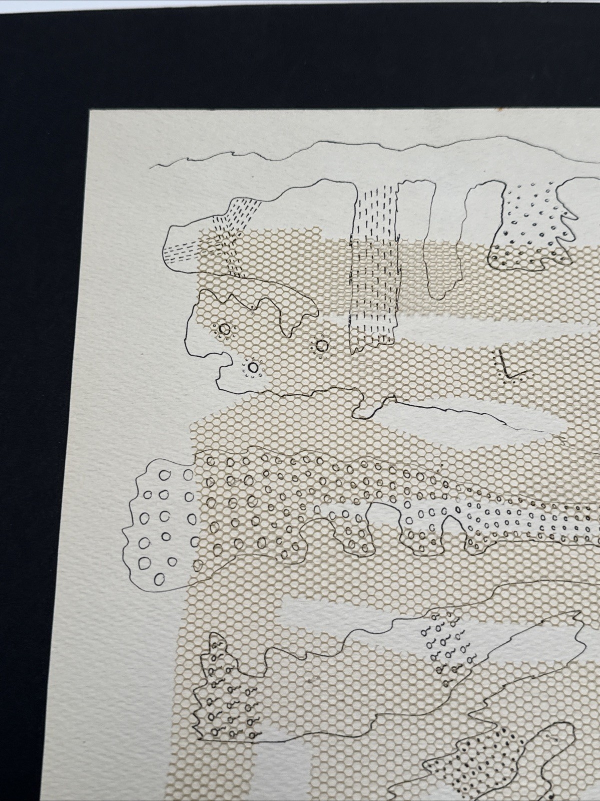 Lucia Stern | LUCIA STERN DRAWING MID CENTURY MODERN ABSTRACT EXHIBITED ...