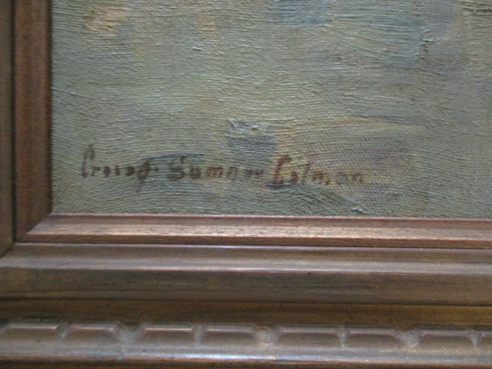 George Coleman | Antique American Impressionist Painting Regionalism ...