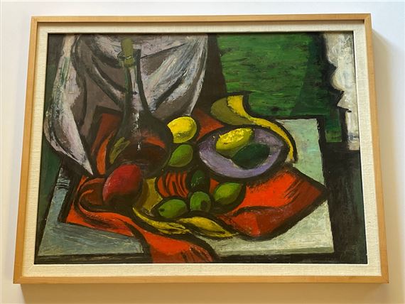 Harold Kramer | Mid Century Abstract Painting Cubist LISTED Antique ...