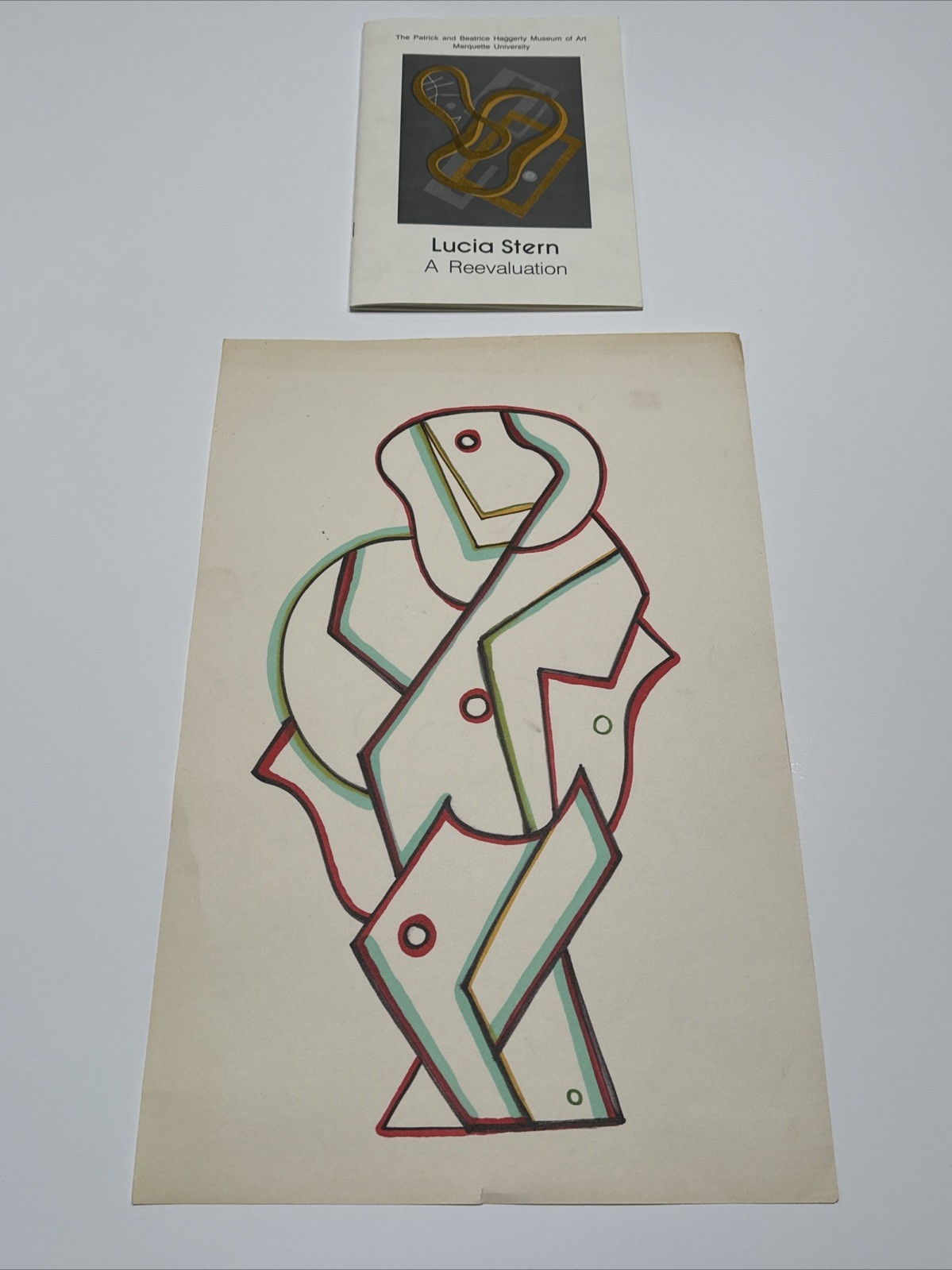 Lucia Stern | LUCIA STERN DRAWING MID CENTURY MODERN ABSTRACT ...