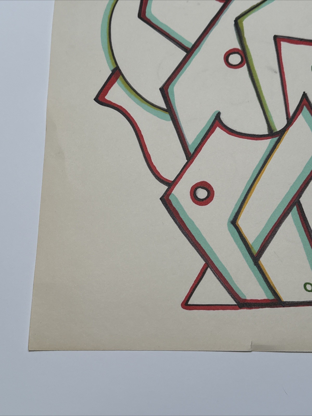 Lucia Stern | LUCIA STERN DRAWING MID CENTURY MODERN ABSTRACT ...