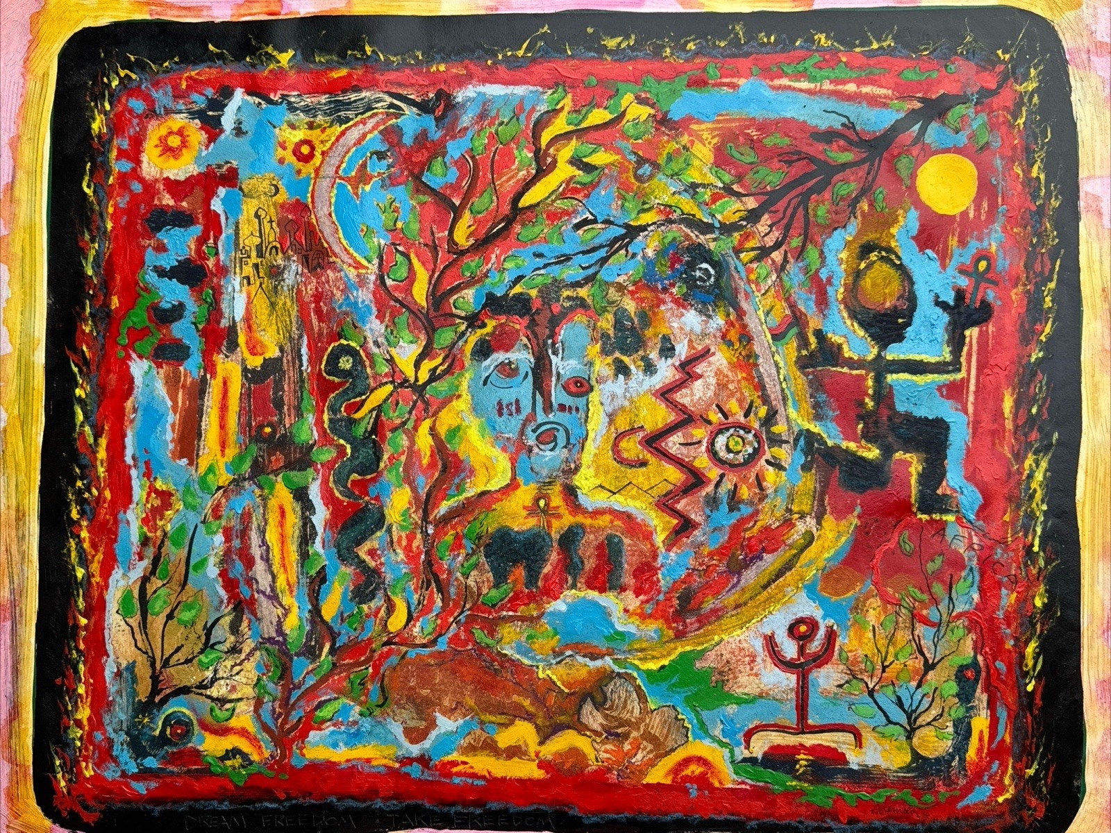 Ademola Olugebefola | PAINTING ORIGINAL BLACK ARTS MOVEMENT HARLEM ...