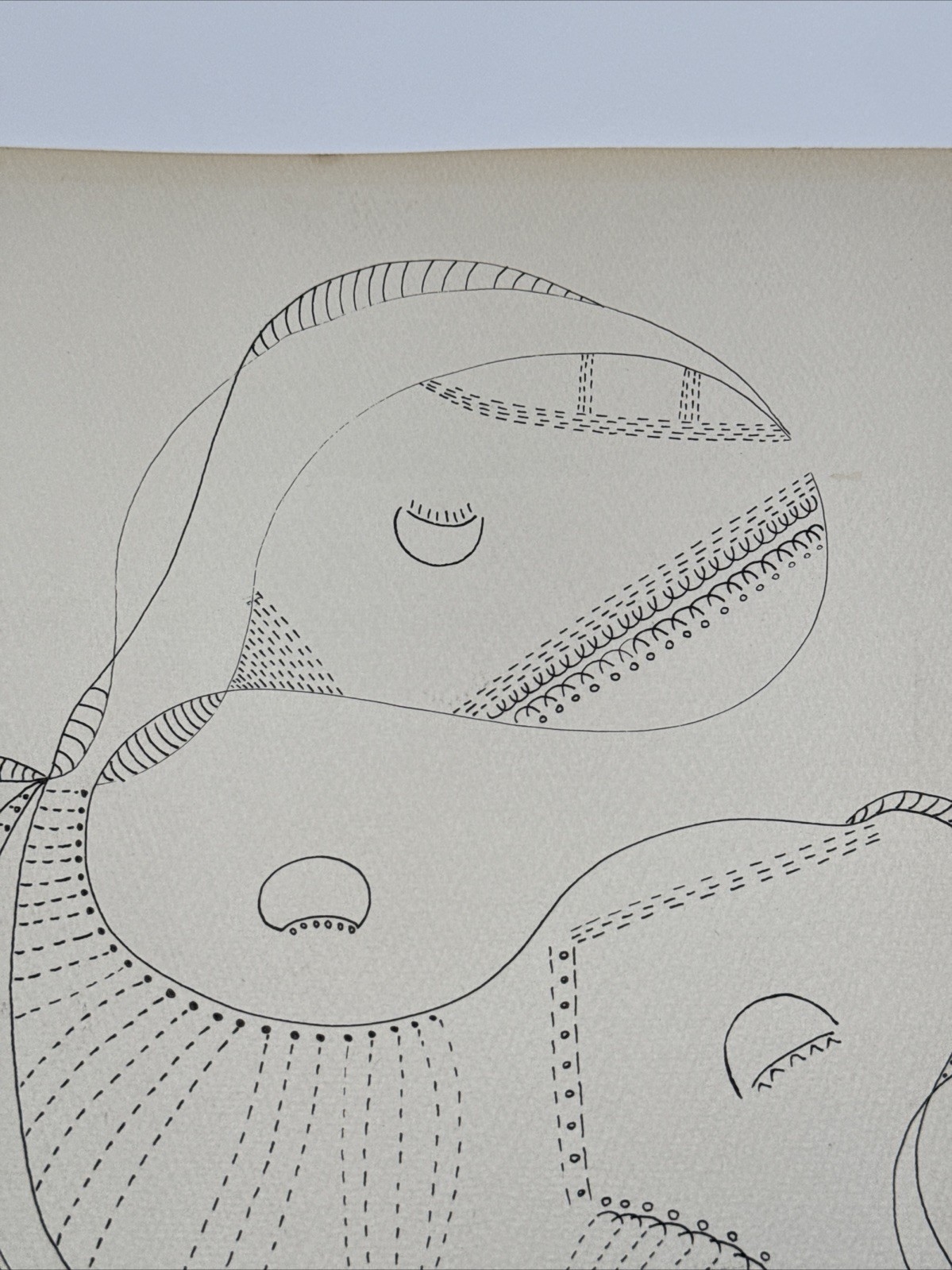 Lucia Stern | LUCIA STERN DRAWING MID CENTURY MODERN ABSTRACT ...
