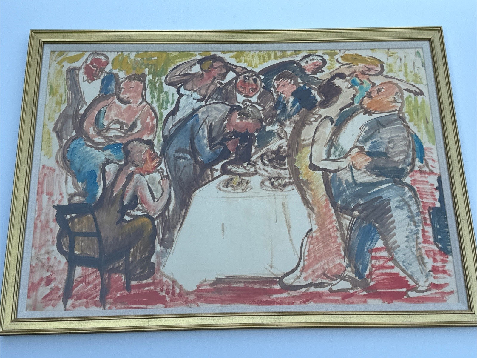 Joseph Lambert Cain | Dinner Party Cafe Bar Restaurant (1930s) | MutualArt