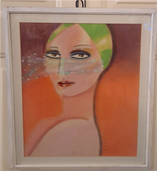 Mixed Media, Pastel Painting by David Croland, 1973
