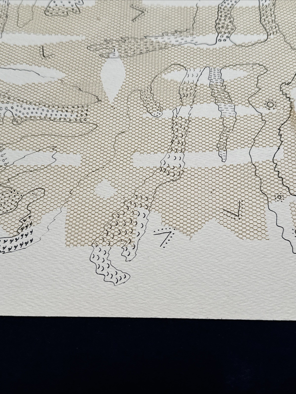 Lucia Stern | LUCIA STERN DRAWING MID CENTURY MODERN ABSTRACT EXHIBITED ...