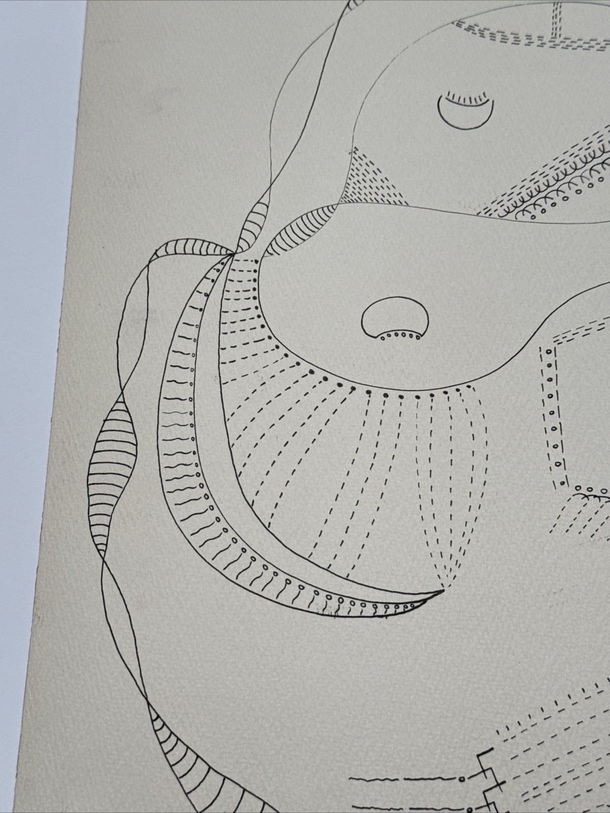 Lucia Stern | LUCIA STERN DRAWING MID CENTURY MODERN ABSTRACT ...