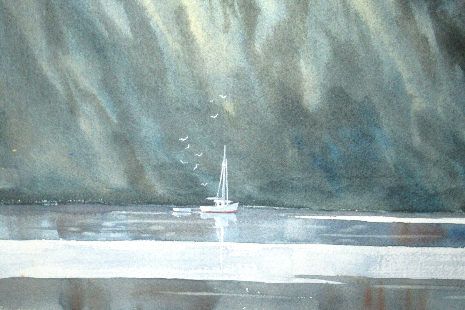 Ann Rutter | ANN RUTTER ORIGINAL WATERCOLOR COLORADO RIVER MOUNTAIN ...