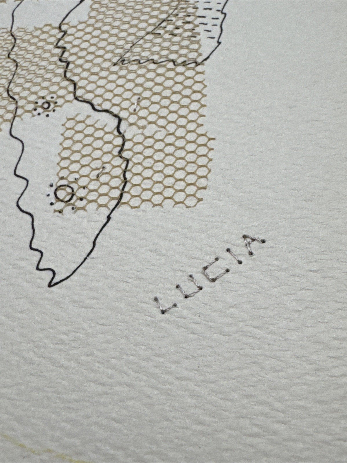 Lucia Stern | LUCIA STERN DRAWING MID CENTURY MODERN ABSTRACT EXHIBITED ...