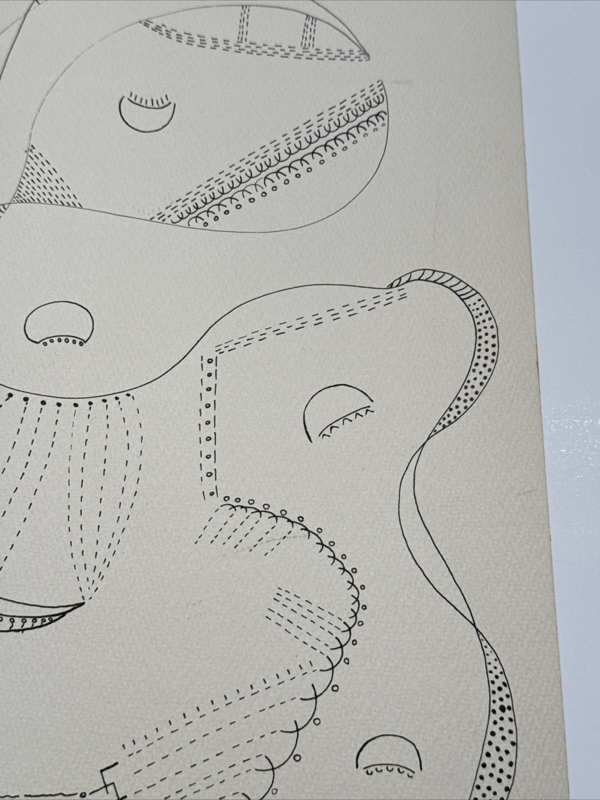 Lucia Stern | LUCIA STERN DRAWING MID CENTURY MODERN ABSTRACT ...