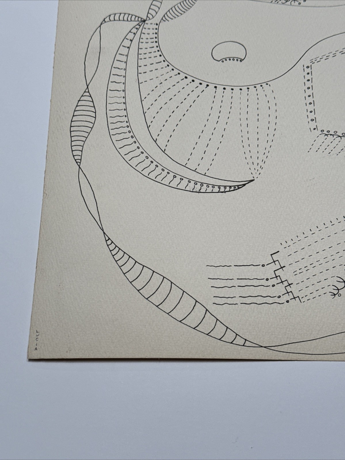 Lucia Stern | LUCIA STERN DRAWING MID CENTURY MODERN ABSTRACT ...