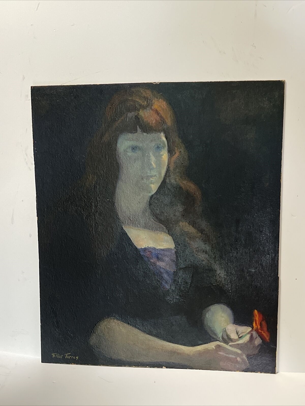 Elliot Torrey | Elliot Torrey Painting Antique Portrait Pretty Woman ...