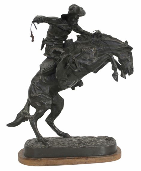 Frederic Remington | Bronco Buster | MutualArt