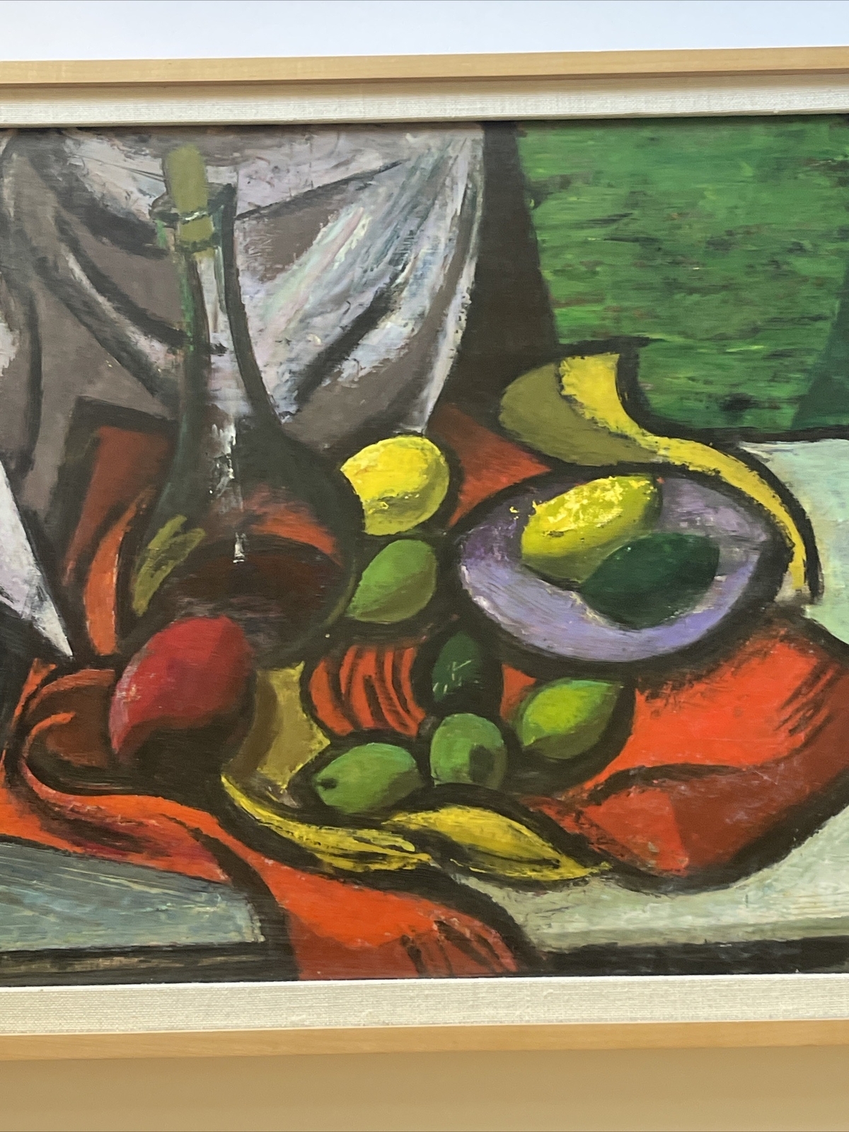 Harold Kramer | Mid Century Abstract Painting Cubist LISTED Antique ...