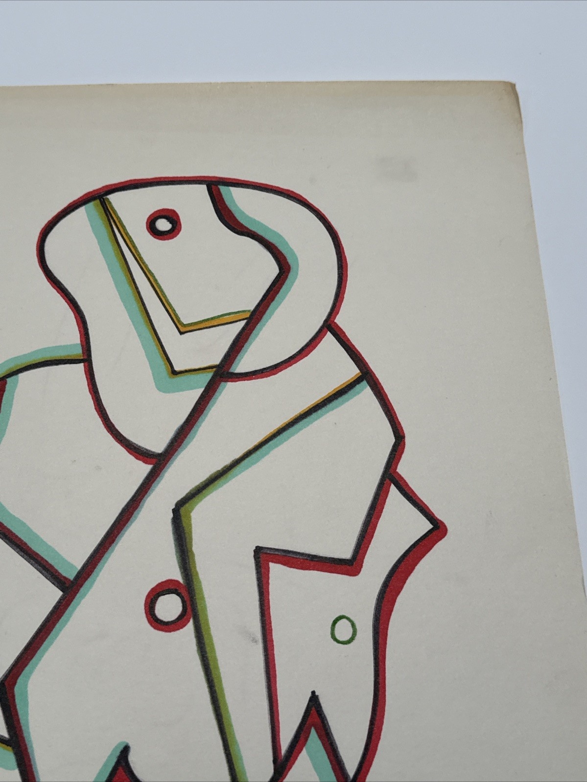 Lucia Stern | LUCIA STERN DRAWING MID CENTURY MODERN ABSTRACT ...