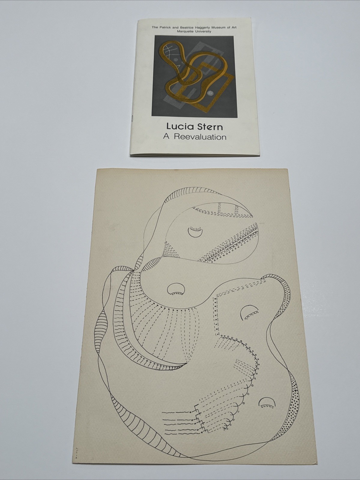 Lucia Stern | LUCIA STERN DRAWING MID CENTURY MODERN ABSTRACT ...