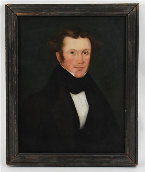 Portrait of a Young Man - American School, 19th Century