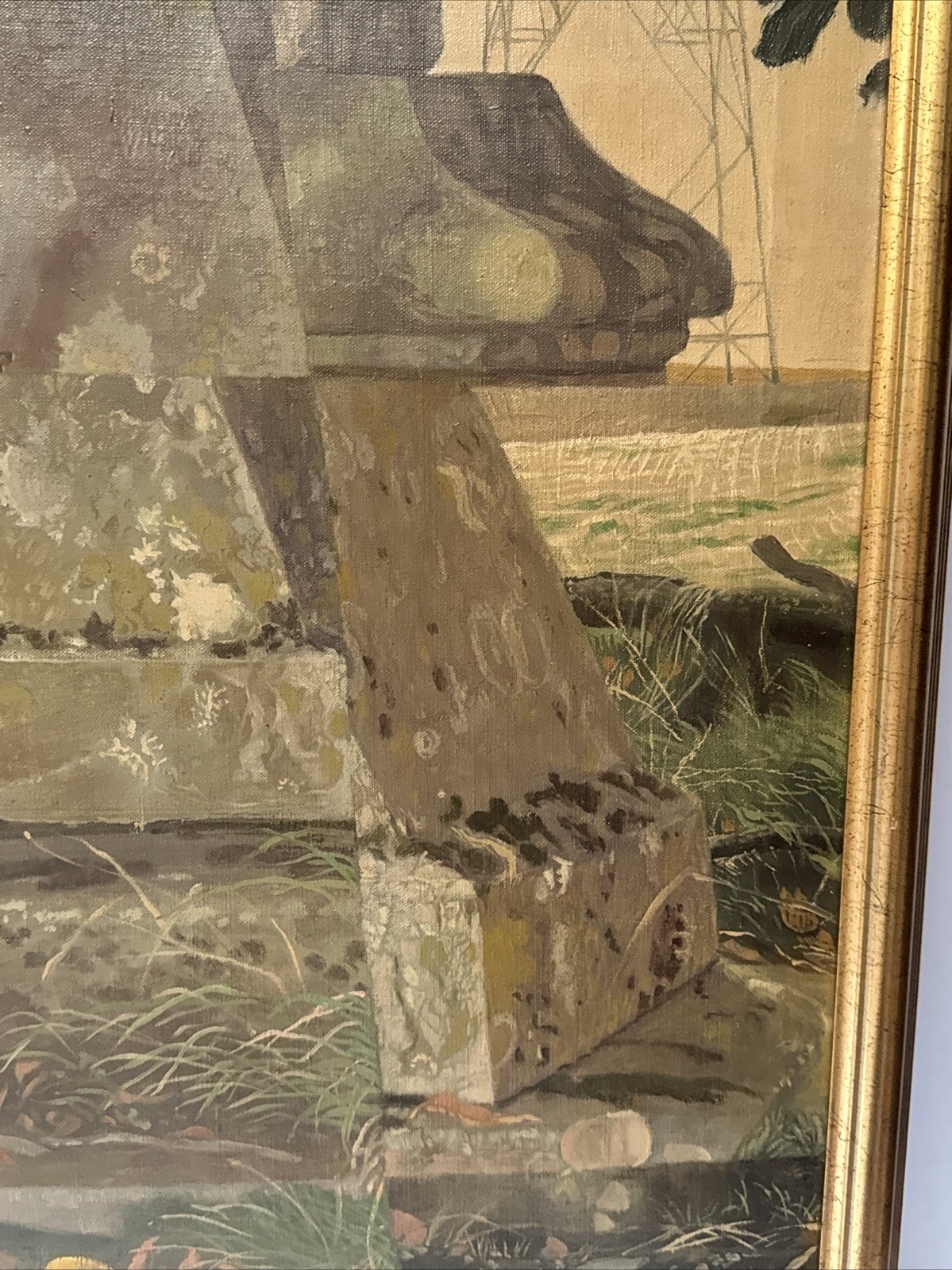 Douglas Gorsline | Landscape Farm Industrial Cubist Composition (1960 ...