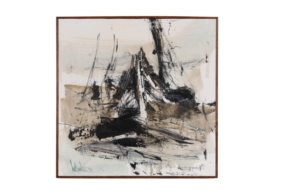 Gino Hollander | Depicting an abstracted figure rendered in a bold ...