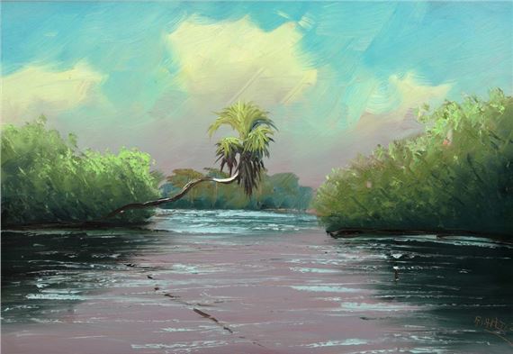 Alfred Hair | BLUE RIVER RIPPLE | MutualArt