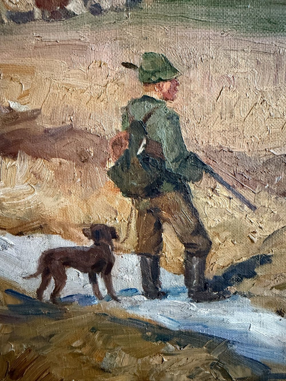 Rudolf Schacht | Hunter and Farmer in a Landscape | MutualArt