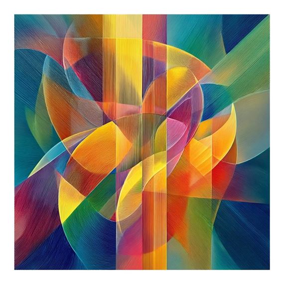 Mira Langston | Chromatic Intersections (2023) | MutualArt