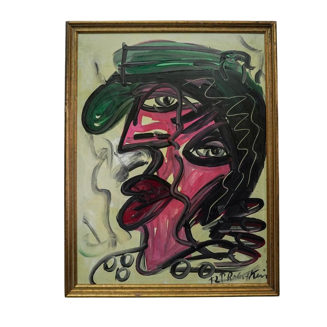 Peter Robert Keil | Neo-Expressionist Portrait (1972) | MutualArt