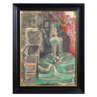 LA DAME EN ROBE VERTE