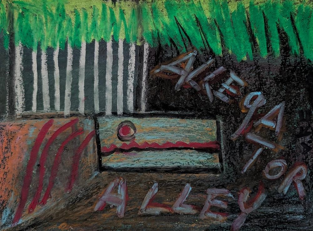 Friend | Neo-Expressionist Oil Pastel Painting, Signed FRIEND 84 NYC ...