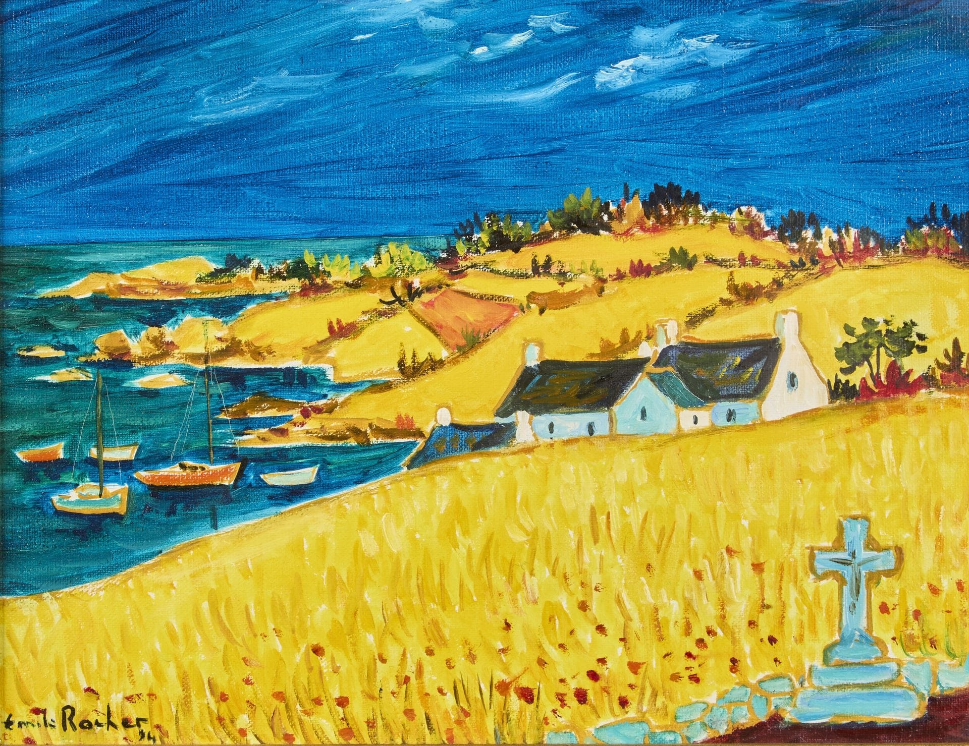 Emile Rocher | Brittany coast (1994) | MutualArt