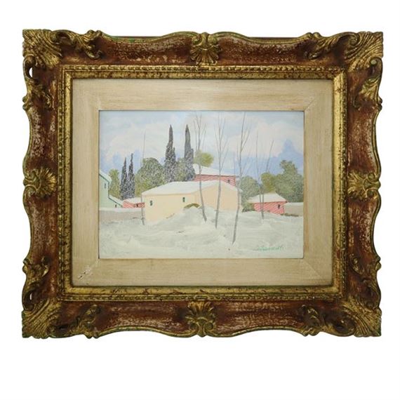 Giuseppe Innocenti | Snowy landscape | MutualArt