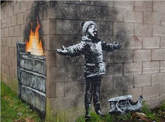 Masterpiece Story: Season’s Greetings by Banksy