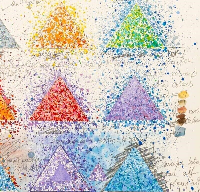 Elfi Schuselka | 20 Triangles, 12 Triangles | MutualArt