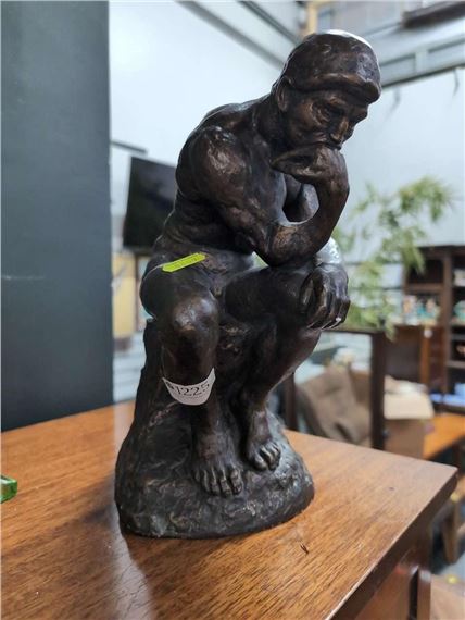 Auguste Rodin | Plaster model of Rodin's Thinker | MutualArt