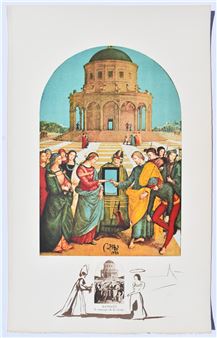 Raphael " Le Mariage de la Vierge" (Raphael: The Marraige of the Virgin)(From the suite Changes in Great Masterpieces