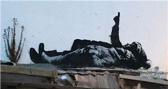 Two Identical Banksy Murals Have Appeared In London For Christmas