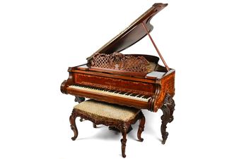 Rare Steinway Dutch Rococo piano tops Roland's Holiday Estates Auction