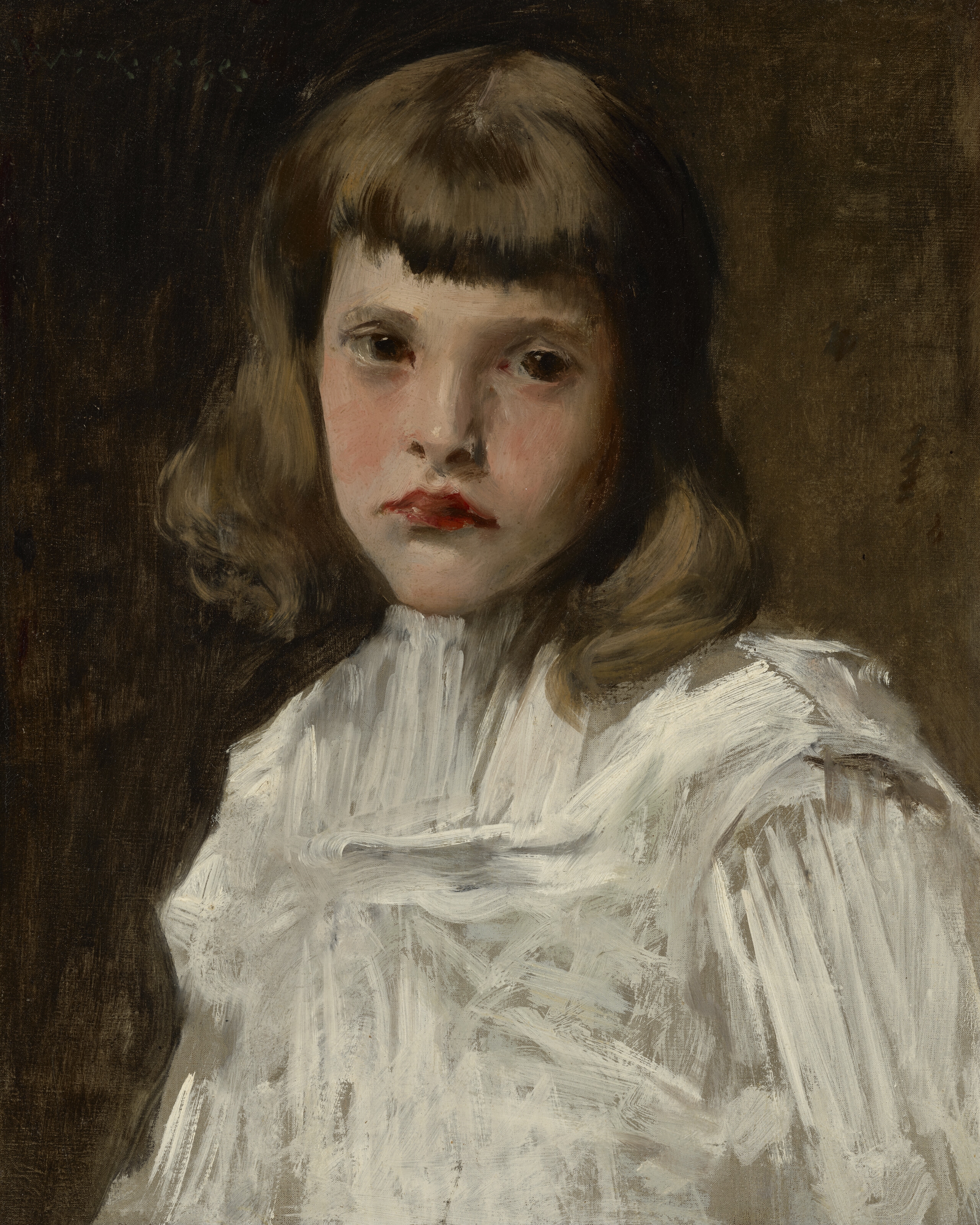 William Merritt Chase | Portrait of a Child (Dorothy Brémond Chase ...