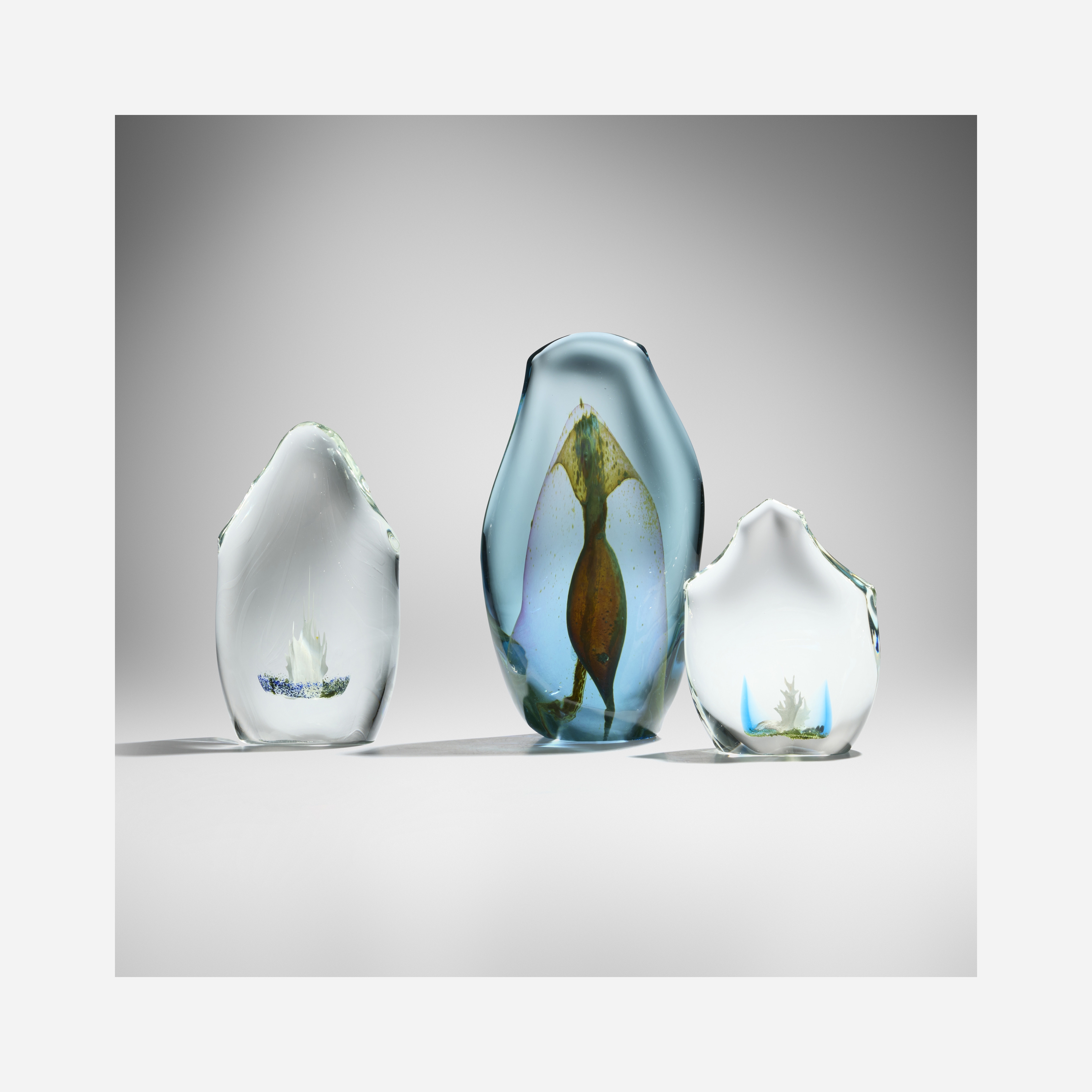 Dominick Labino | Collection of three works (1972 - 1980) | MutualArt