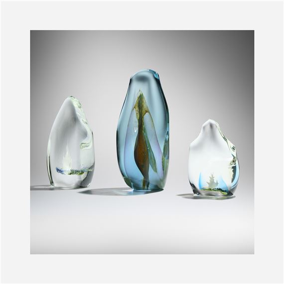 Dominick Labino | Collection of three works (1972 - 1980) | MutualArt