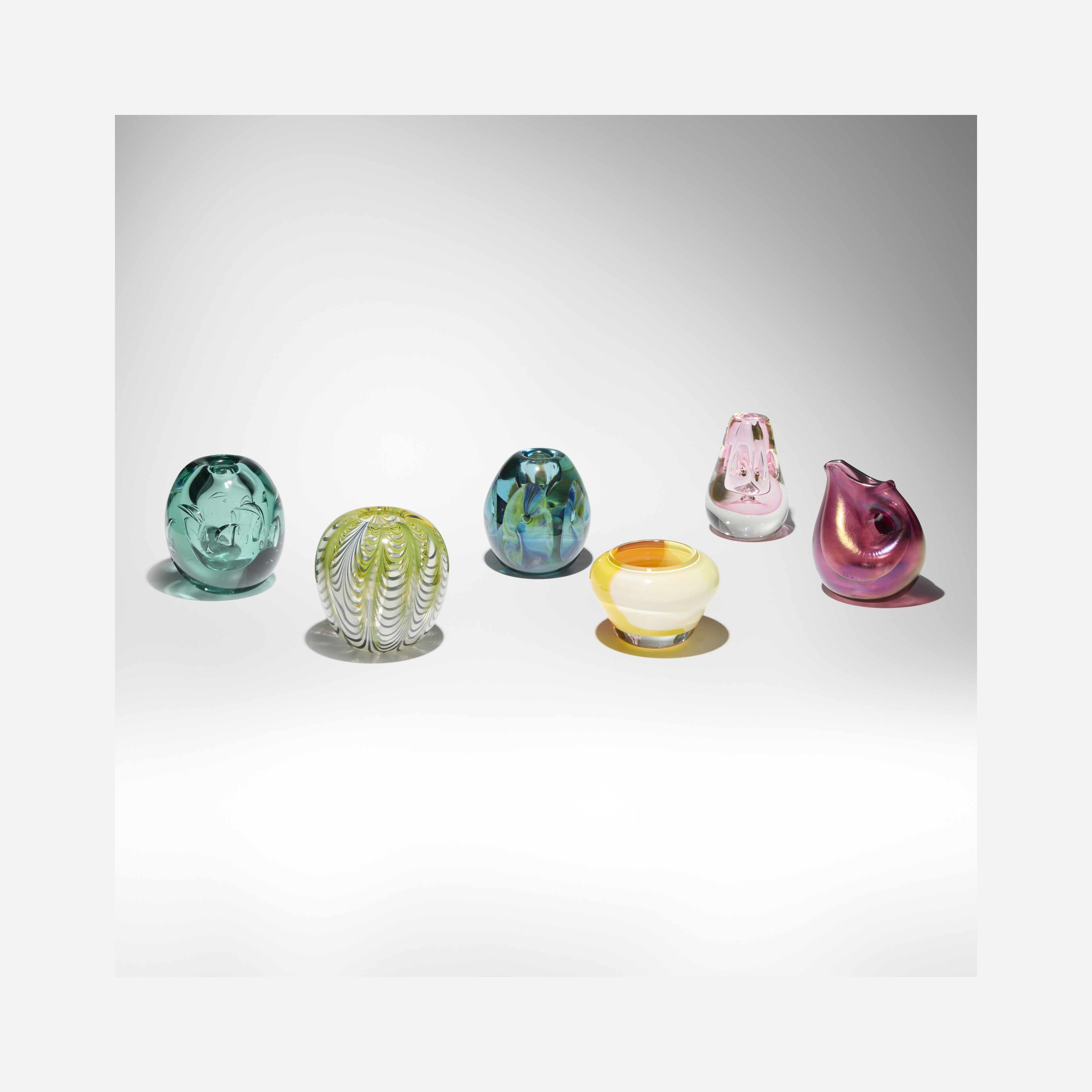 Dominick Labino | Collection of six works (1968 - 1976) | MutualArt