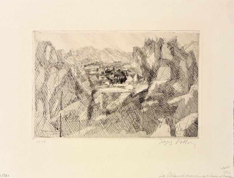 Jacques Villon | The plain between Cannes and Mougins, La Blanchisserie ...