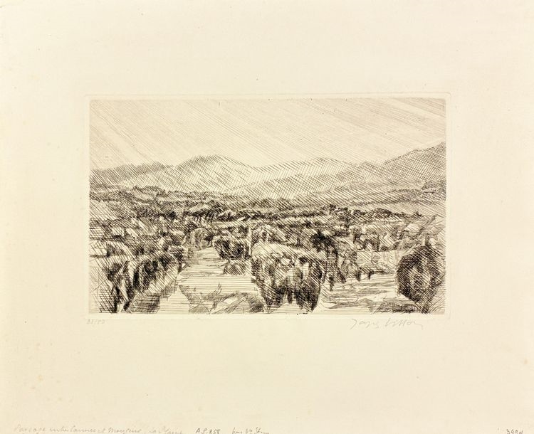 Jacques Villon | The plain between Cannes and Mougins, La Blanchisserie ...