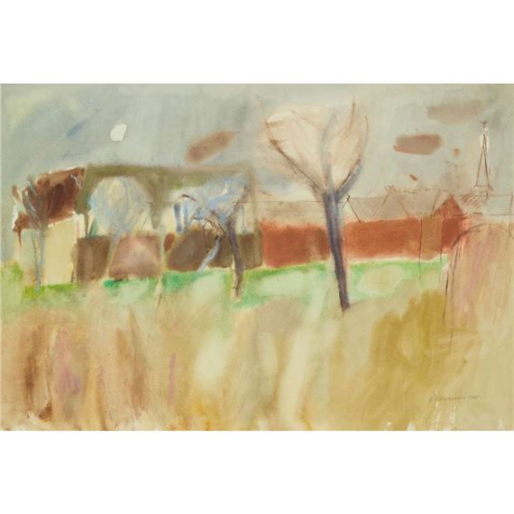 Elizabeth Blackadder | NORMANDY FARM (1965) | MutualArt
