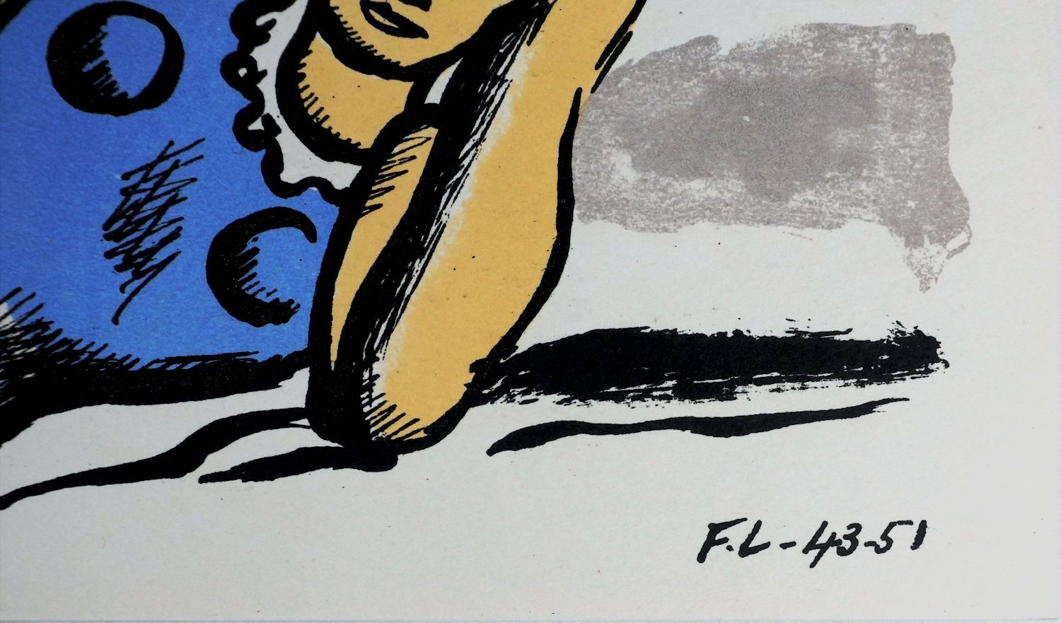 Fernand Léger | Travelers in the countryside (1953) | MutualArt