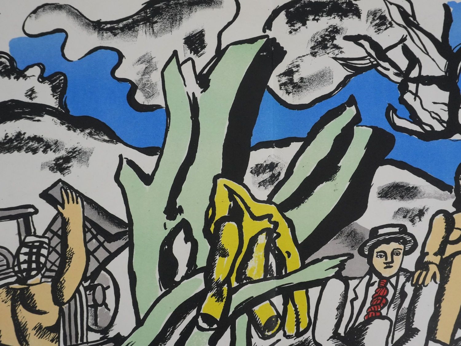 Fernand Léger | Travelers in the countryside (1953) | MutualArt